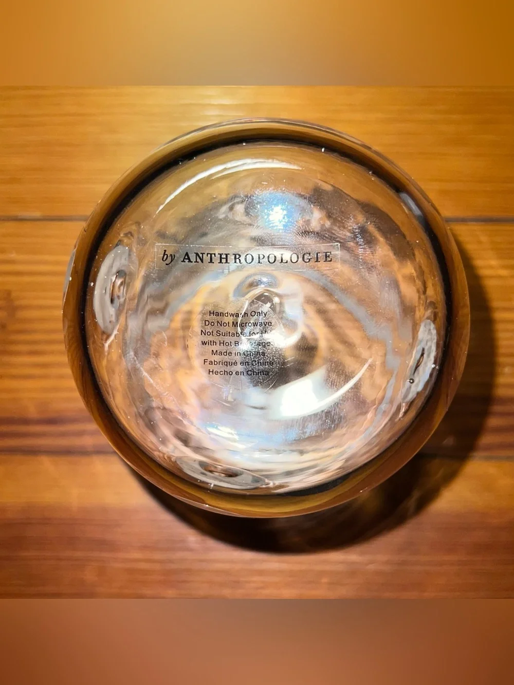 ANTHROPOLOGIE Icon Donut Glass